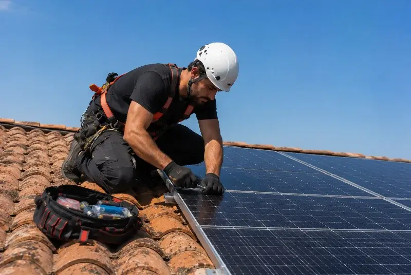 Maintenance et monitoring de panneaux solaires à Rancé