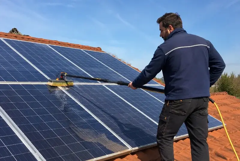 Nettoyage et entretien de panneaux solaires à Rancé